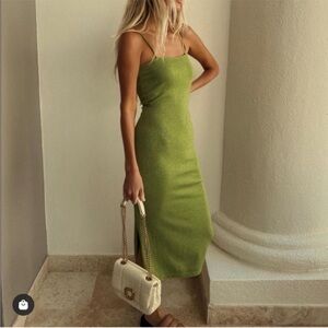 Resa Kiele tank dress in lime